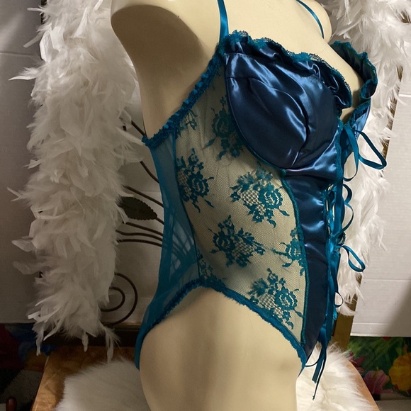 Satin Teddy Sexy Lingerie - Picture 5 of 10